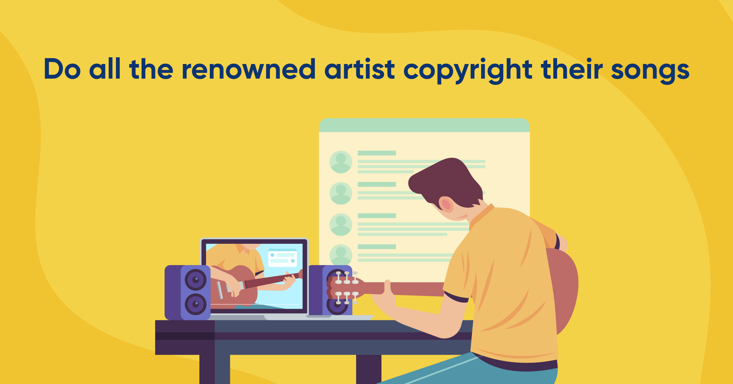 Do all the renowned artist copyright their songs